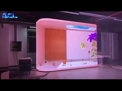 Γυμνό μάτι 3D P3.91 Εξωτερικό LED τοίχωμα βίντεο με λειτουργία σαρώσεως 1/4 και πλάτος εικονοστοιχείων 6mm