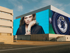 Πυρόστερη εξωτερική διαφημιστική οθόνη P10.4mm P16mm Κινέζικη καταγωγή