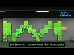 Σταθερή εγκατάσταση P1.95mm Εσωτερικό LED τοίχος βίντεο 500*1000mm 500*750mm υψηλής ευκρίνειας