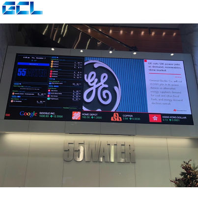 600*337.5mm HD Εσωτερική σταθερή οθόνη LED πετάγμα πετάγμα Αλουμινίου στενή οθόνη LED οθόνη