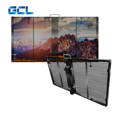 Υψηλής ευκρίνειας GCL P3.9 Διαφανής οθόνη LED Αδιάβροχη εύκολη εγκατάσταση