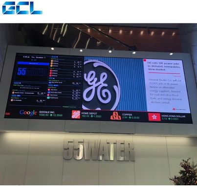 P1.5mmP1.875 MmP2mm Στροφή προβολής σταθερή εσωτερική LED βίντεο οθόνη οθόνης τοίχου Εύκολη εγκατάσταση