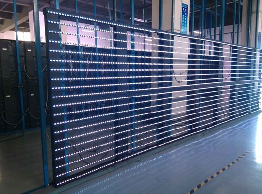 Διαφανής οθόνη LED 1000mm Μέγεθος οθόνης LED 32768 Dots/M2 πυκνότητα pixel