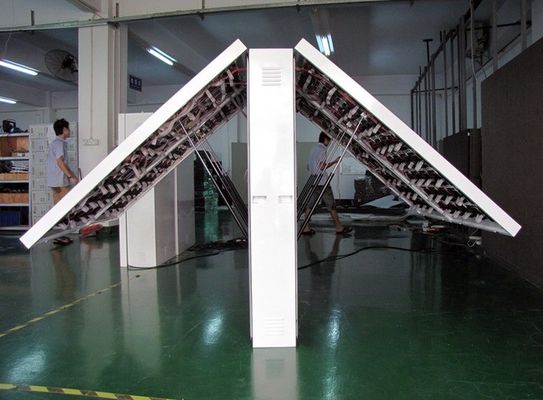 Εξωτερικό σιδερένιο ντουλάπι P4 P5 P6 LED οθόνη για διαφήμιση ψηφιακή πινακίδα