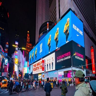 Εξωτερική οθόνη full color LED με υψηλή φωτεινότητα και ανανεωτικό ρυθμό 1920-3840Hz