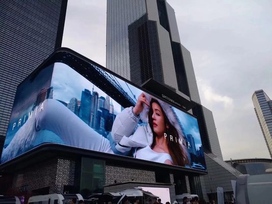 Εξωτερική σταθερή εγκατάσταση SMD P4 P5 LED Μοντέλο Σημάδι Για φορτηγά, 320x320mm HD LED οθόνες