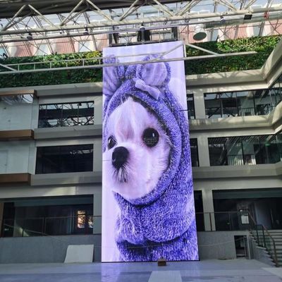 P10 LED Διαφανής τοίχος βίντεο με γωνία θέασης 120 μοιρών 10000 ώρες διάρκεια ζωής