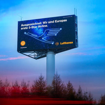 Εξωτερική σταθερή διαφημιστική οθόνη LED υψηλής ανάλυσης