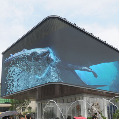 Διαφήμιση GCL HD γυμνό μάτι 3D εξωτερική οθόνη LED P2.5 P2.97 P3.91mm οθόνη LED