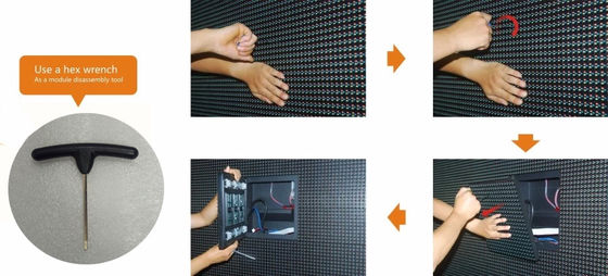 Διαφημιστική δημοσίευση Διπλή LED Μέσα Πρόσοψη Αδιάβροχη εξωτερική LED τοίχος βίντεο