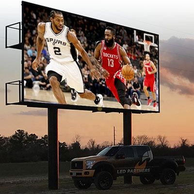 GCL P10 Full Color LED Digital Signage Display Mesh LED Display με ευρεία θέαση