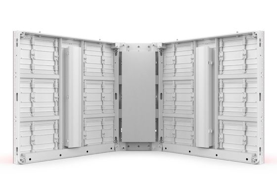 Εξωτερική 3D L- σχήμα καμπύλη γωνία & δεξιά γωνία λύση P4 P5.7mm LED οθόνη οθόνης Αλουμινίου Αδιάβροχο IP65 960 * 960mm Εξωτερική διαφήμιση LED οθόνη