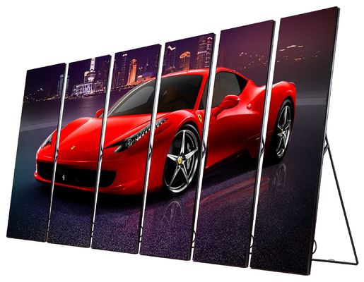 Υψηλός ρυθμός ανανέωσης 1920Hz LED οθόνη αφίσα Μετακινούμενη με 2,5mm Pixel Pitch