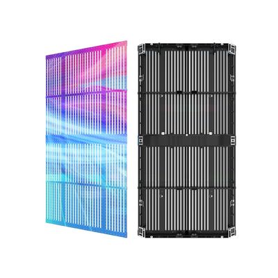 Πίνακας οθόνης διαφανούς LED IP65 Silver P15.6 με υψηλό ρυθμό ανανέωσης