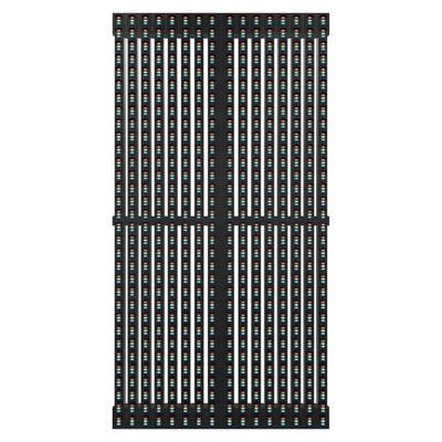 Πίνακας οθόνης διαφανούς LED IP65 Silver P15.6 με υψηλό ρυθμό ανανέωσης