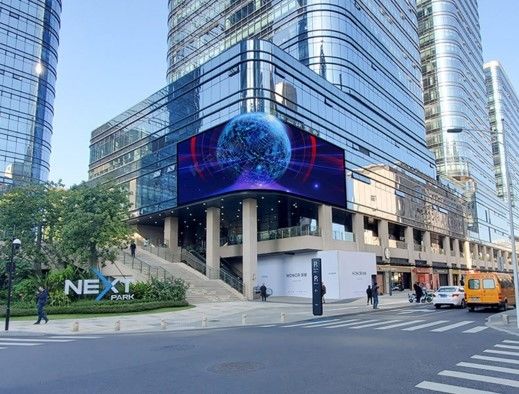 Διαφήμιση GCL HD γυμνό μάτι 3D εξωτερική οθόνη LED P2.5 P2.97 P3.91mm οθόνη LED