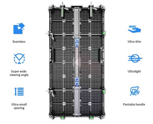 Gflow 500*500mm P3.9-7.8mm Εξωτερική διαφανής οθόνη LED LED Video Mesh