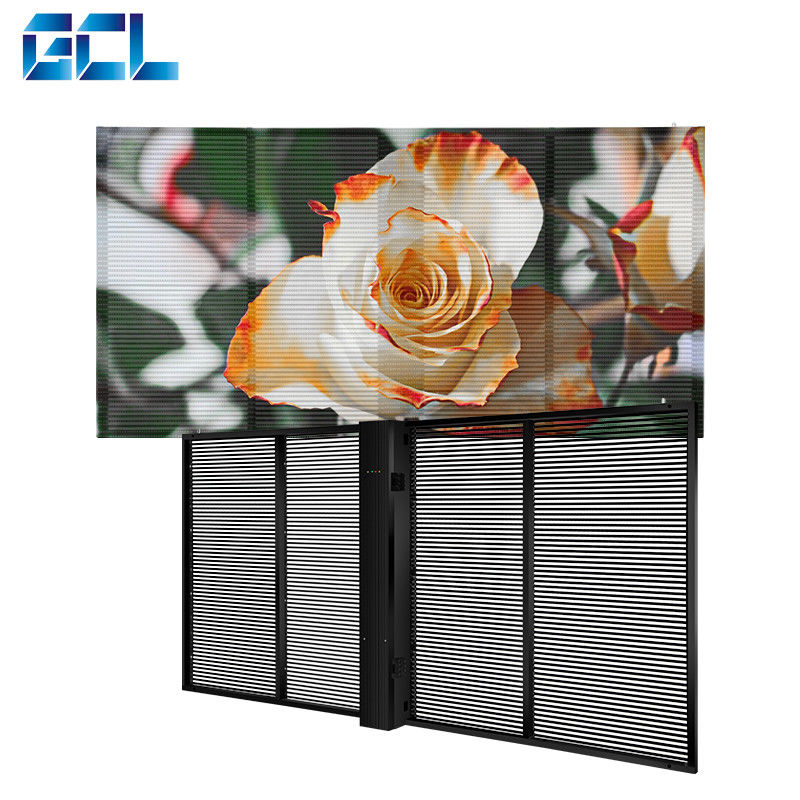 GCL 1000mm Προσαρμοσμένη ευέλικτη διαφανής οθόνη LED για εύκολη εγκατάσταση σε εσωτερικούς χώρους