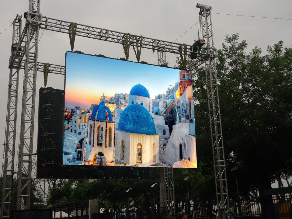 Εμπορική εσωτερική οθόνη LED οθόνης P3.91 πλήρους χρώματος