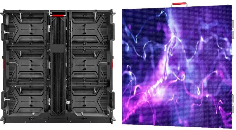 Εικονική οθόνη LED υψηλής ευκρίνειας υψηλής φωτεινότητας RGB για εξωτερική οθόνη Μέγεθος 960*960 mm