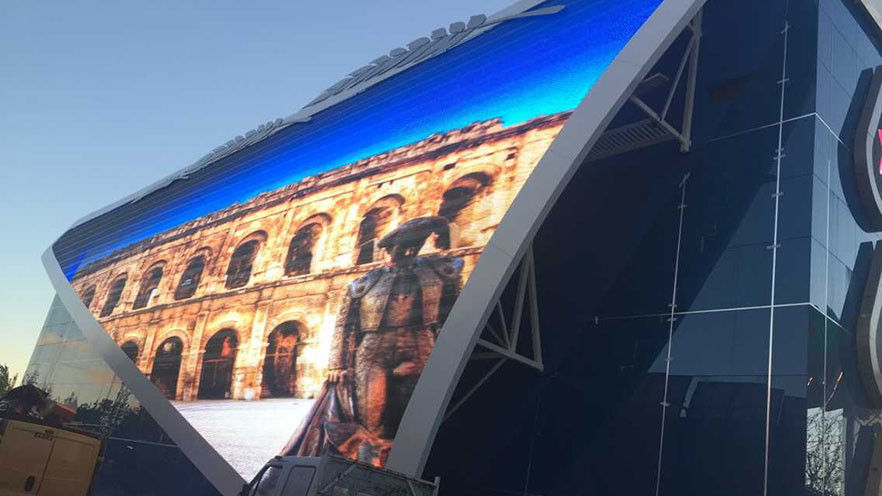 Υψηλής ακρίβειας διαφανής πίνακας οθόνης LEDP10.4mmP15.6 25mm για διαφήμιση