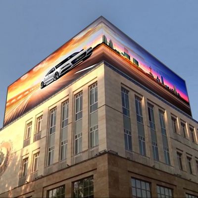 Αδιάβροχο P5.95 P10 Μπροστινό Σέρβις Υπαίθρια Σταθερή Οθόνη Led 140/140 γωνία θέασης ODM