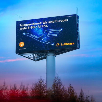 Έγκριση CE ROHS P3 P4 P5 P6 Εξωτερική οθόνη LED με πίσω υπηρεσία και πίνακα 960*960mm