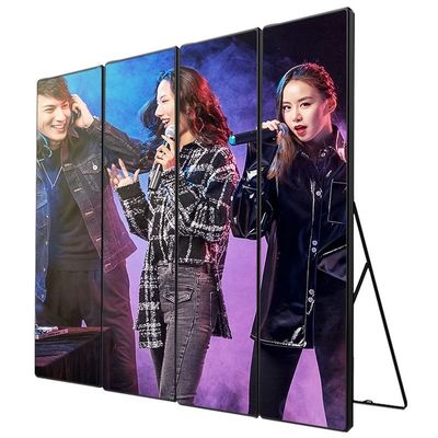 Καλή τιμή Ελαφρύ Φορητό LED Poster με Pixel Pitch 2mm, Φωτεινότητα 1000nits και Εμπρόσθια και Οπίσθια Συντήρηση σε απευθείας σύνδεση