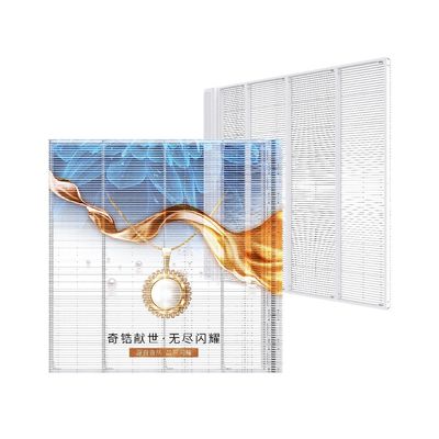Καλή τιμή Π2.6 Π3.9-7.8mm Διαφανής οθόνη οθόνης εγκατεστημένη σε εσωτερικό γυάλινο τοίχο κουρτίνας για διαφημιστική οθόνη και οθόνη οθόνης φόντου συναυλιών σε απευθείας σύνδεση