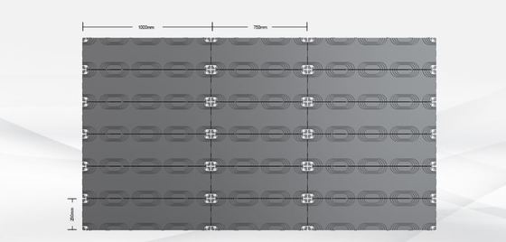 Εσωτερική σταθερή 2K 4K HD LED οθόνη με 90 ° Seamless Right-Angle Splicing Die-Casting Aluminium Cabinet και 100% Front Service