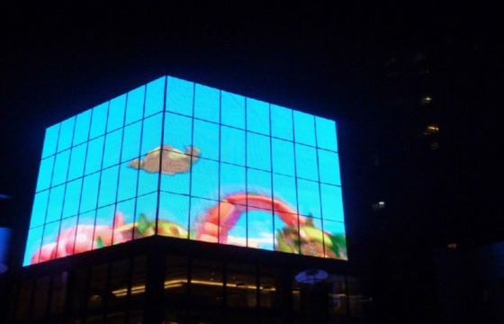 Καλή τιμή DIP P15.6 Outdoor Thin, Lightweight And High Light Transmittance Grille Display For Glass Curtain Wall Installation σε απευθείας σύνδεση