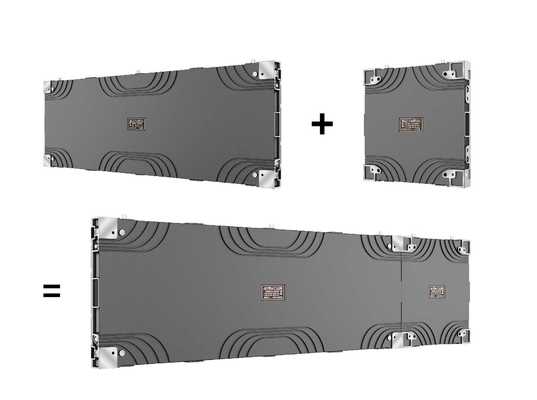 Εσωτερικό HD LED τοίχος βίντεο με 7680Hz υψηλό ποσοστό ανανέωσης και 90 ° απρόσκοπτη ευθεία γωνία σπείρωση σε die-casting αλουμινίου ντουλάπι